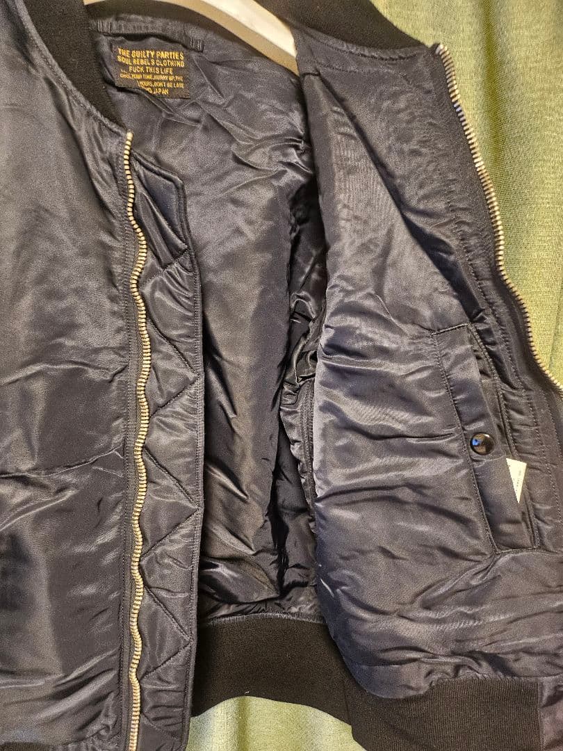 t*k様 WACKO MARIA MA-1 TALON 黒