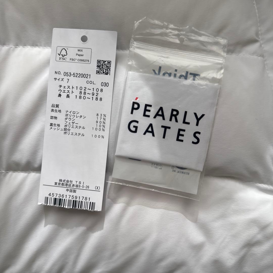 新作2025パーリーゲイツNyストレッチタフタダウンジャケット新品未使用