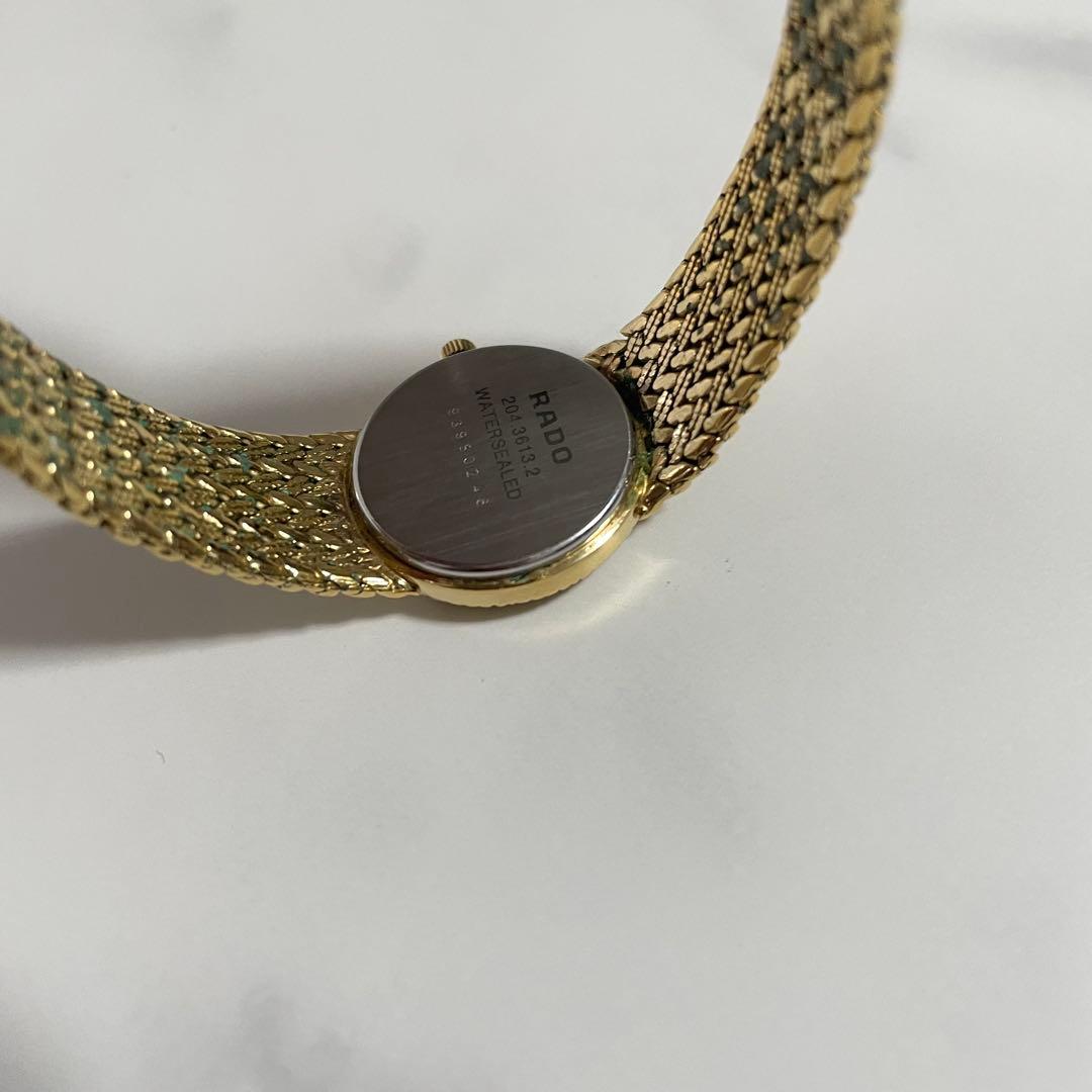 稼動品　RADO ラドー　ラウンド　メッシュ　ドレスアップ　腕時計　レディース