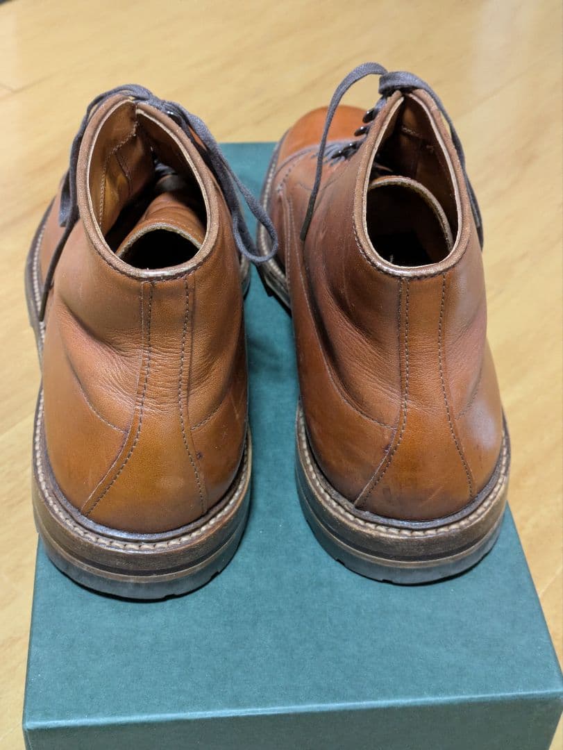 【Alden】レースアップブーツ 茶系ブラウン 9D／US9