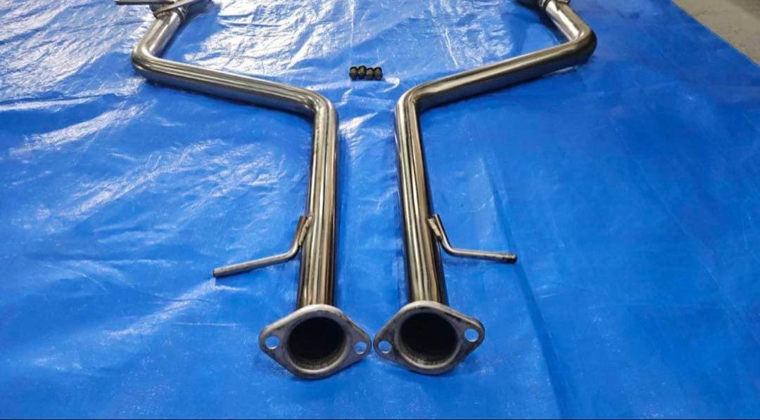 ステンレス デュアルテールパイプ マフラー