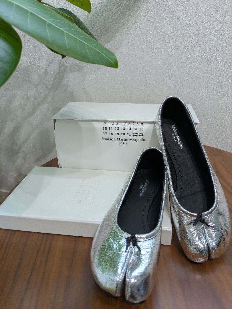 Maison Margiela ブロークンミラーシューズ シルバー 38