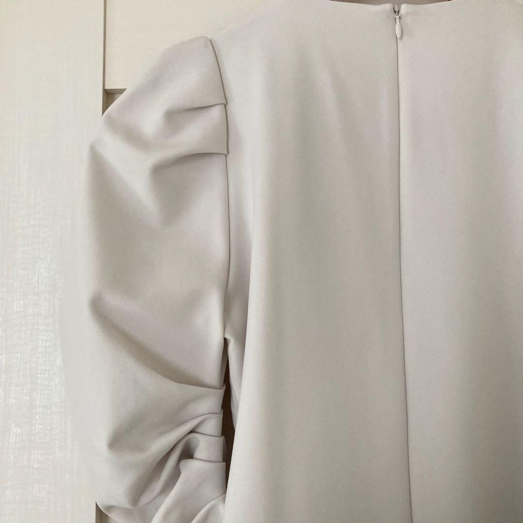 ツルバイマリコオイカワ TSURU ロングワンピース Dorothee ホワイト