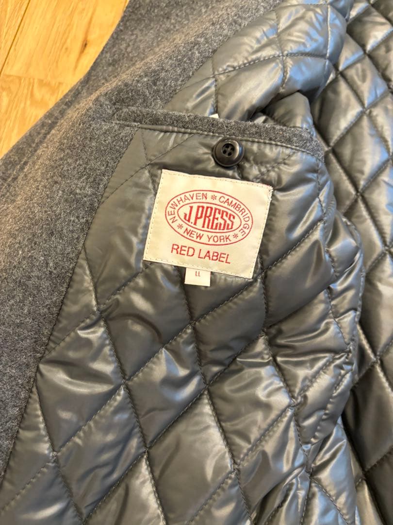 美品J.PRESS REDLABEL ウール　ドンキーコート　LL