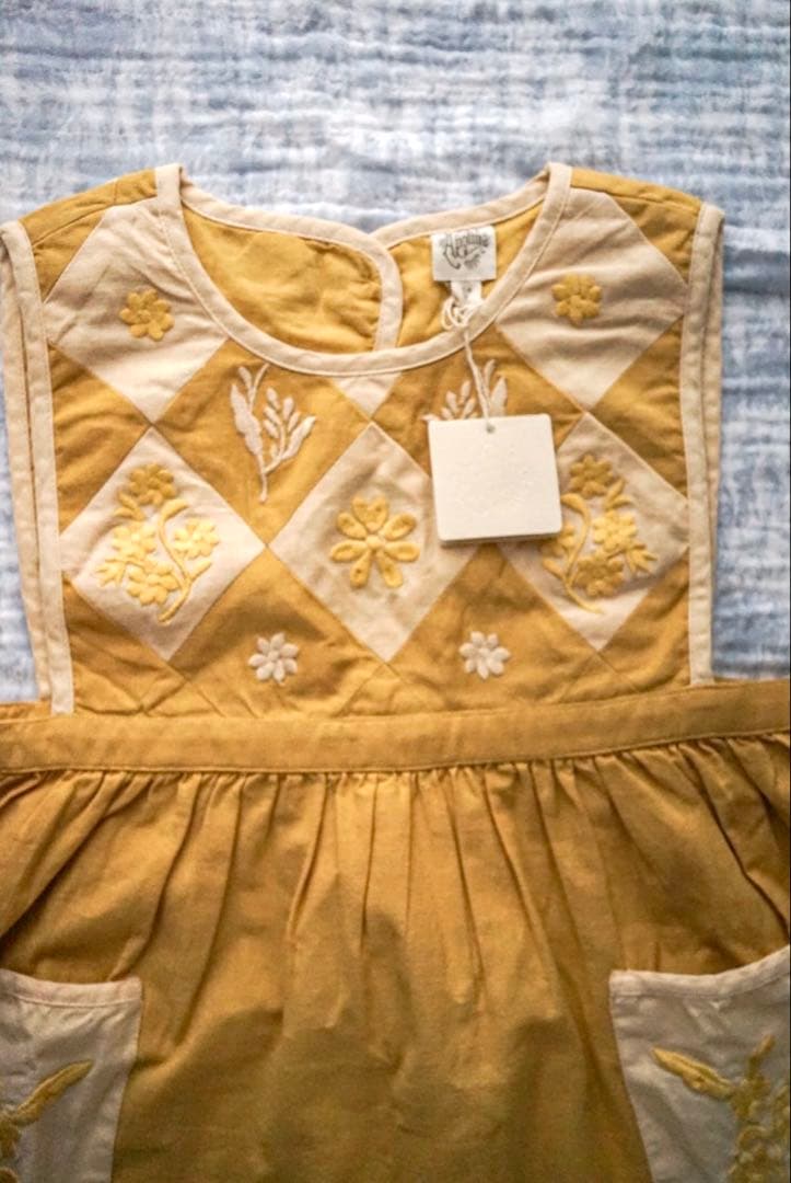 ワンピース Bibi Panelled Pinafore - Honey 7-9y