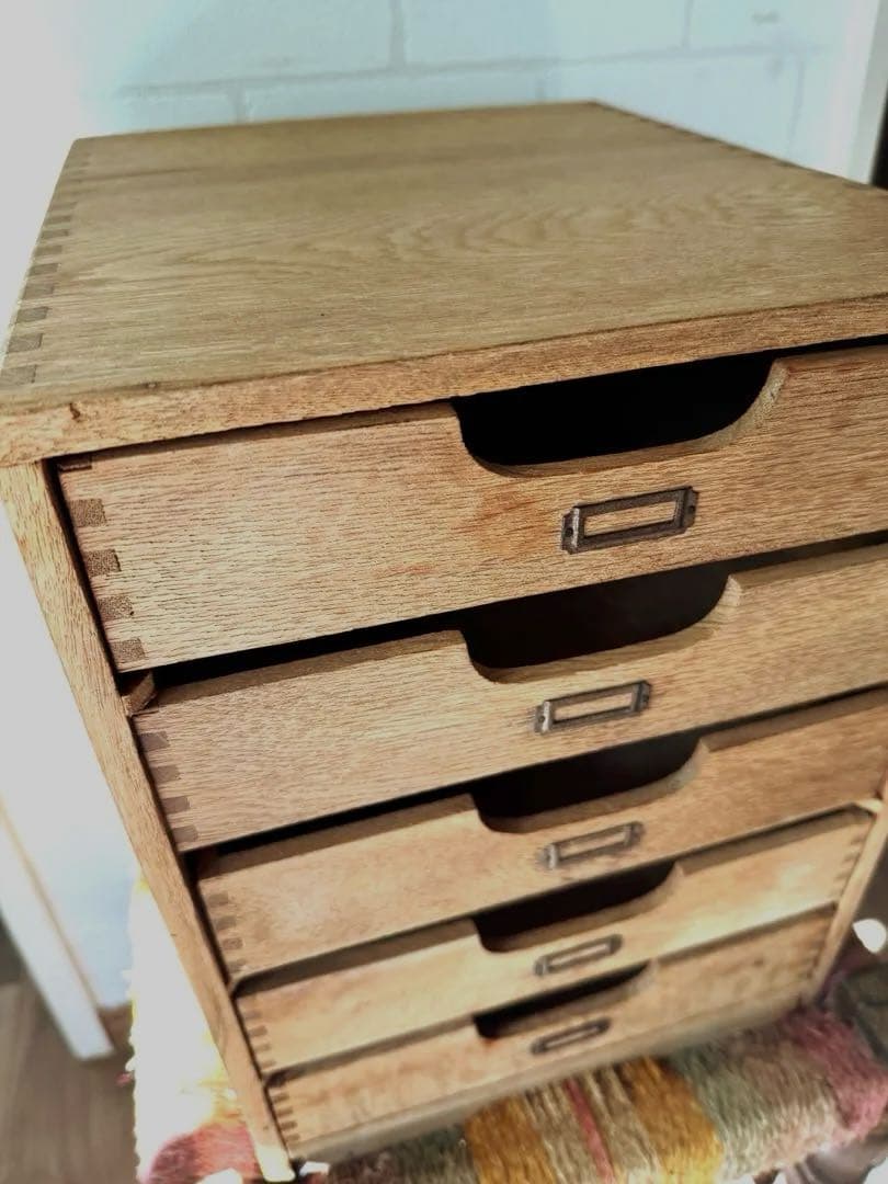 小引き出し　レトロ　小道具　ミニチェスト　剥離　ヴィンテージ