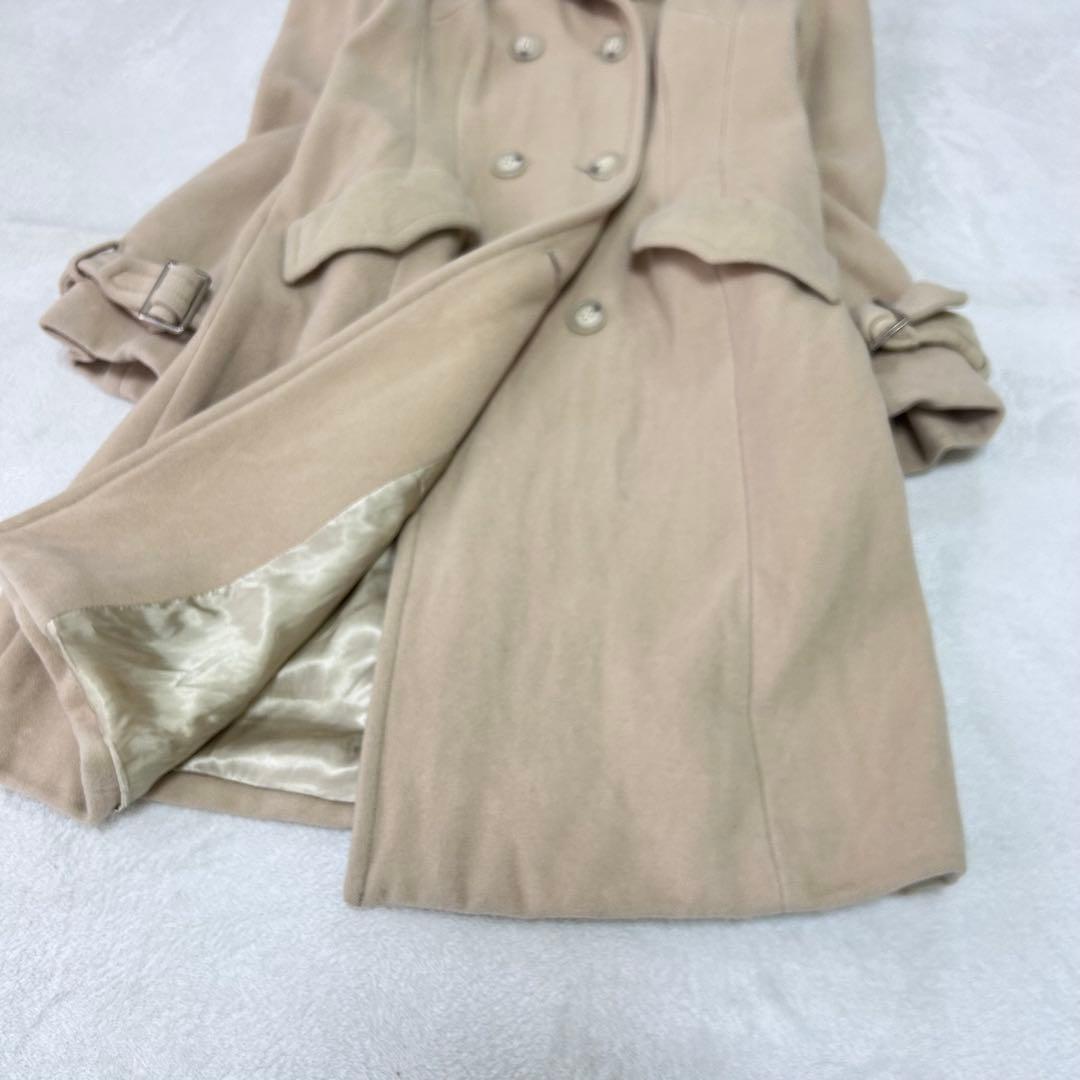マックスマーラ　マックスアンドコー アンゴラ　ダブルコート　ベージュ　40