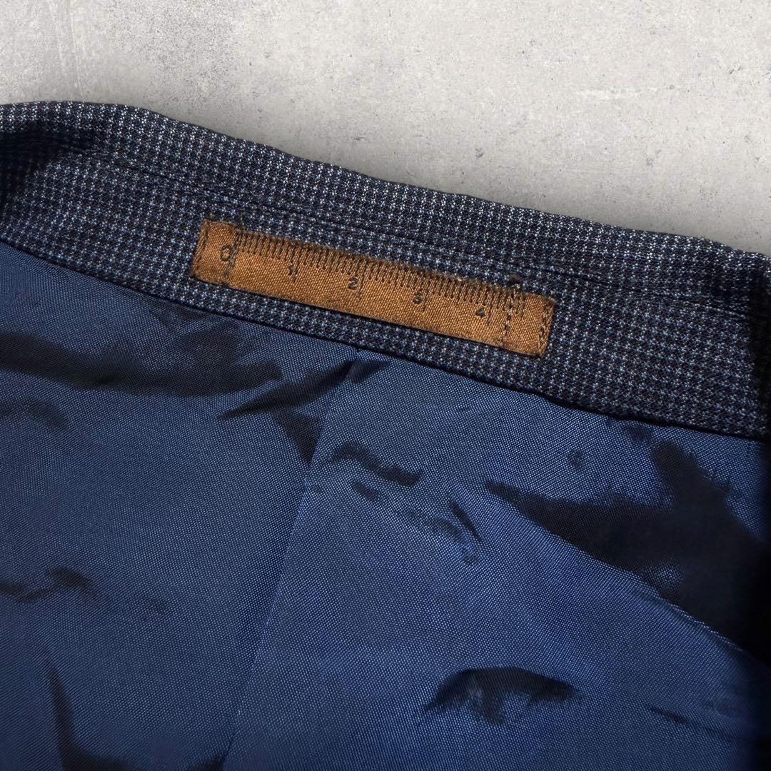 ユニバーサルランゲージ　セットアップ　３ピース　段返し　千鳥柄　XL相当