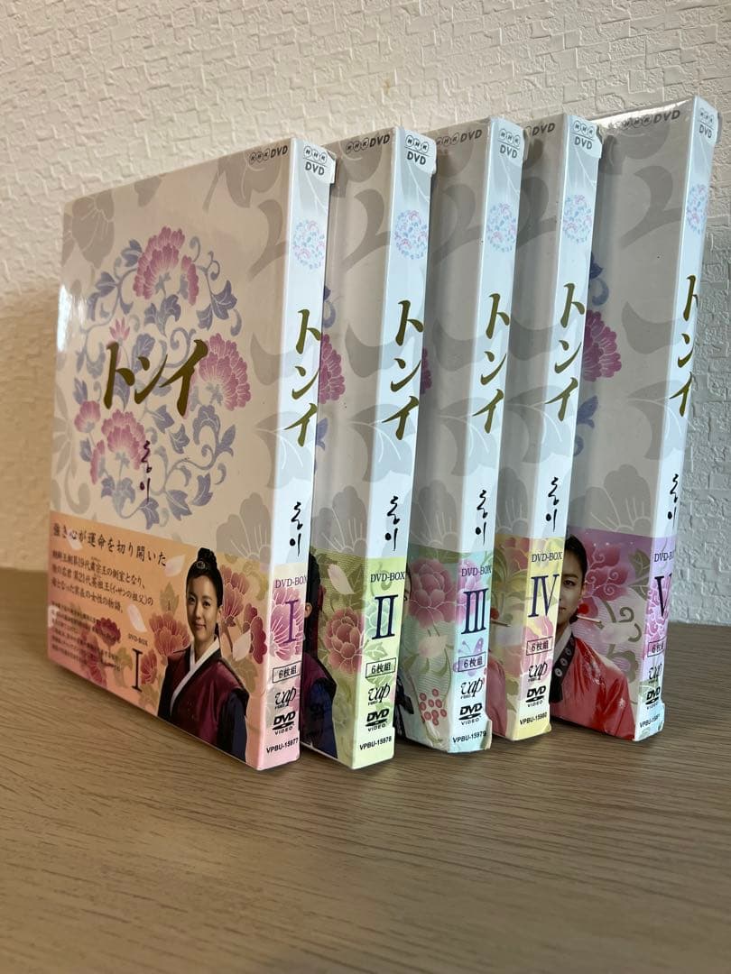 トンイ 韓国ドラマ　DVD-BOX I〜V　30巻全60話 日本語字幕／吹替あり