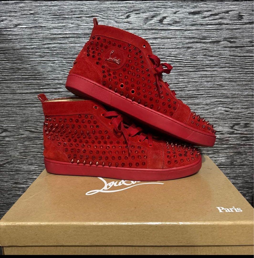 ルブタンハイカットスニーカー