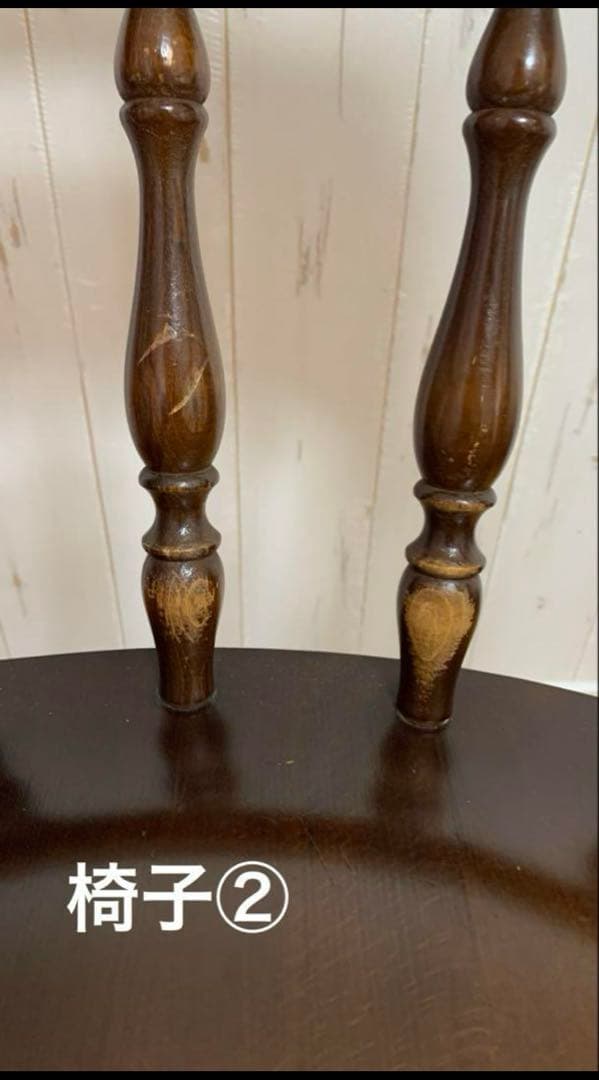 ②飛騨産業 キツツキマーク ダイニングチェア 1脚