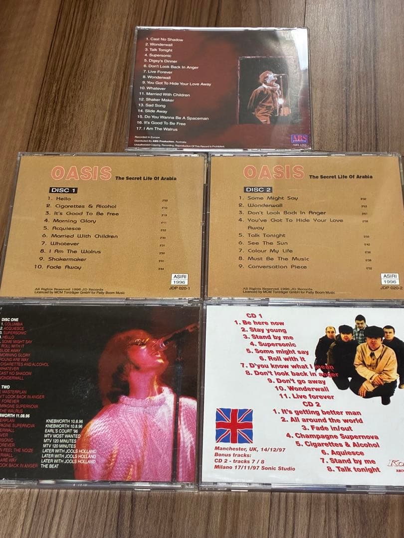oasis Bootleg CDコレクション 9点セット