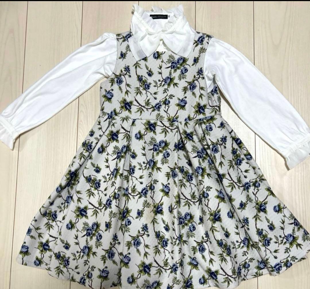 【美品】【120】BEBE セレモニードレス ワンピース卒園式 入学式