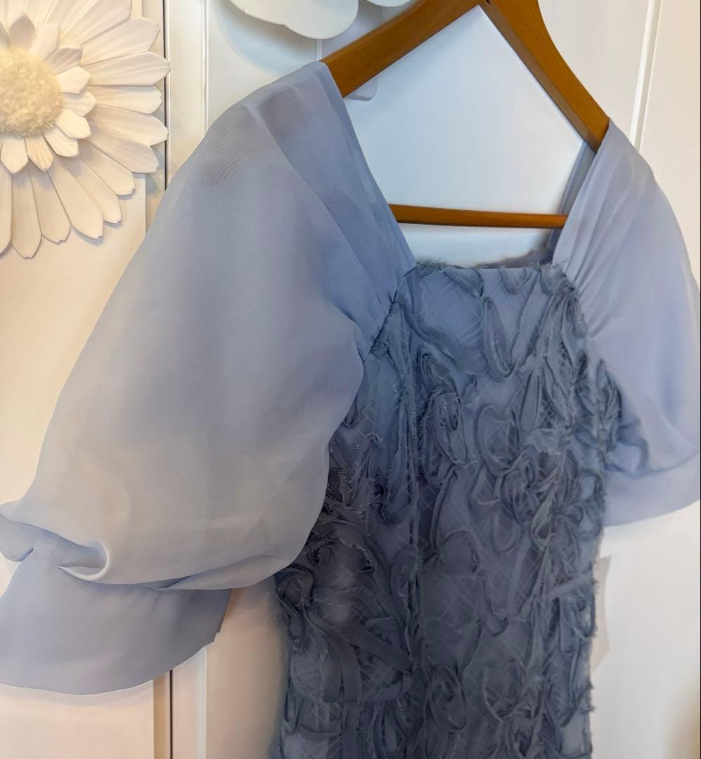 2025年CELFORD リリーエンブロイダリードレス　SAX 36 S