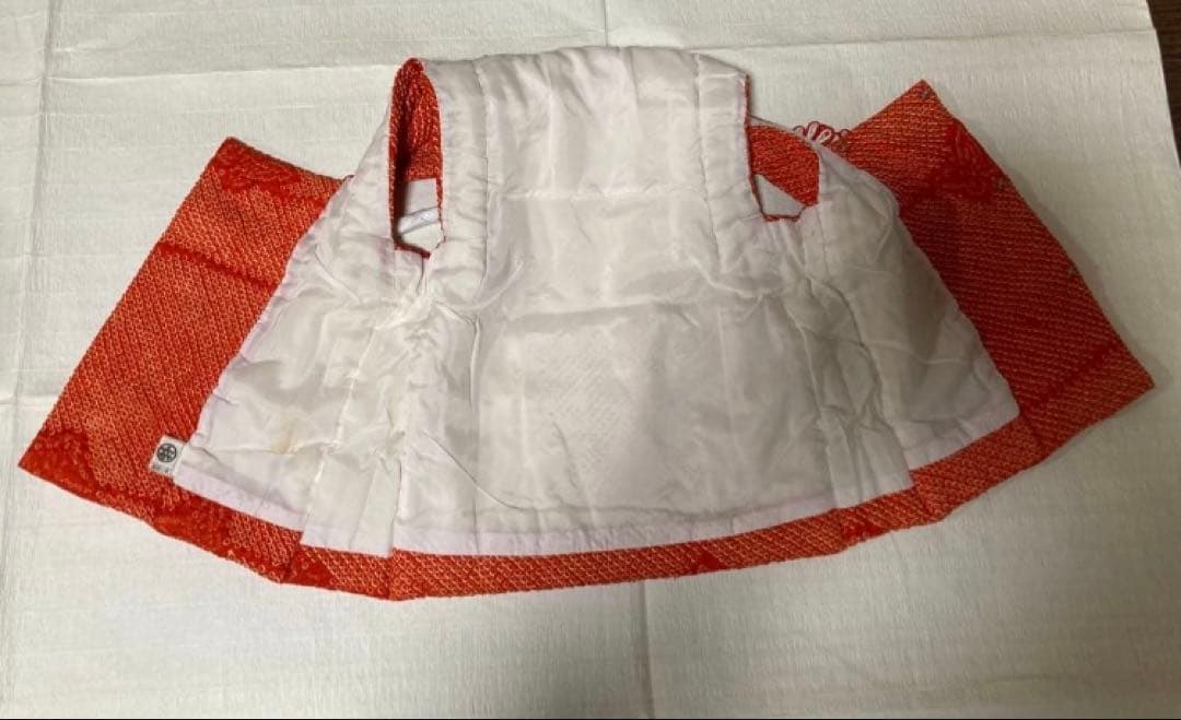 超豪華　七五三着物フルセット　着物被布長襦袢半襟付総絞り染め分け金糸3歳着物