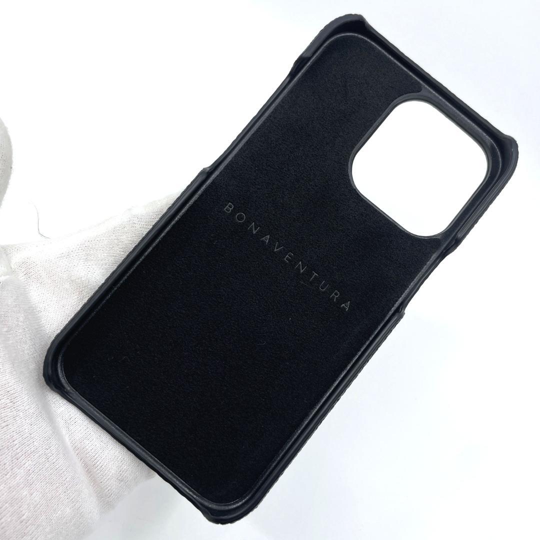 極美品　BONAVENTURA　iPhone 13Pro 　ブラック　スマホ