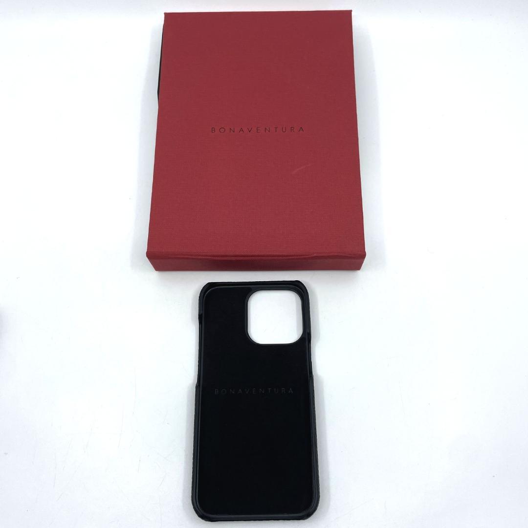 極美品　BONAVENTURA　iPhone 13Pro 　ブラック　スマホ