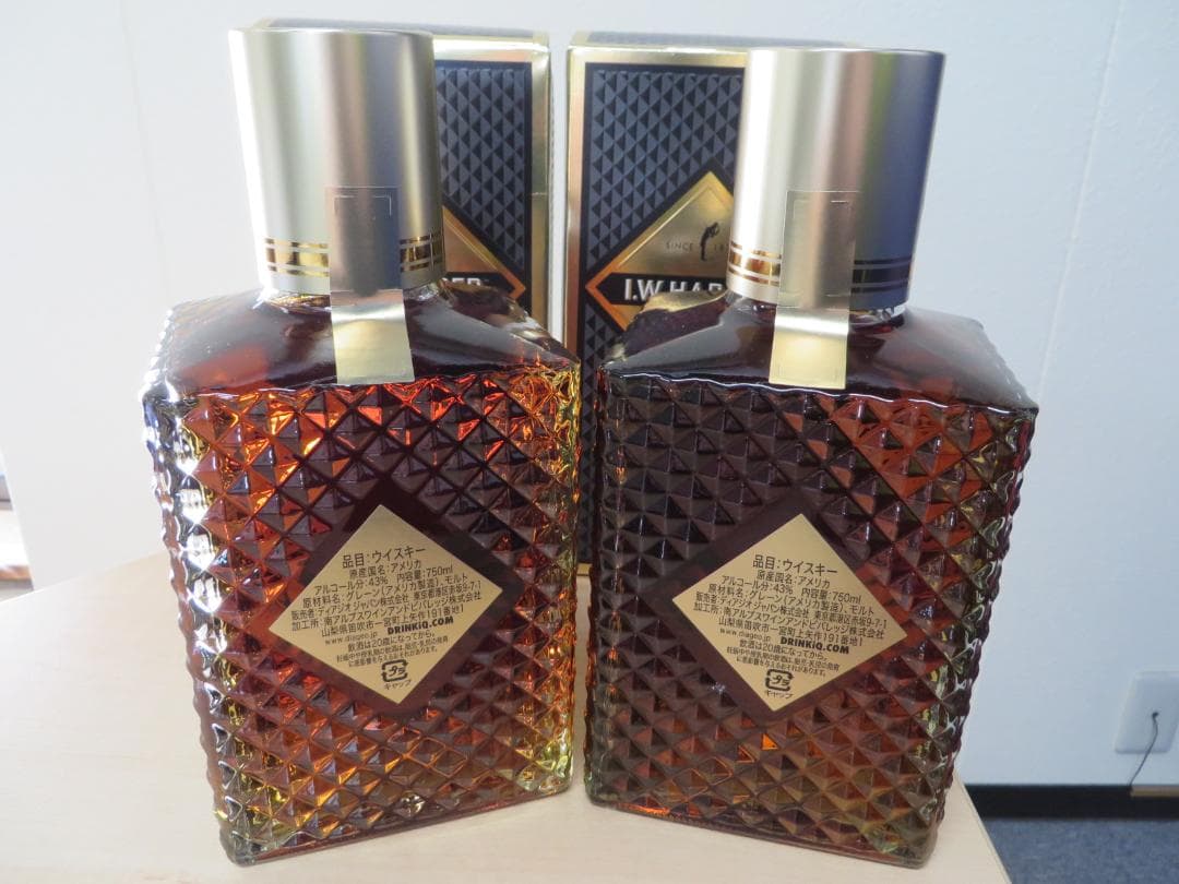 I.W. HARPER 12年 バーボンウイスキー2本セット箱入り未開栓