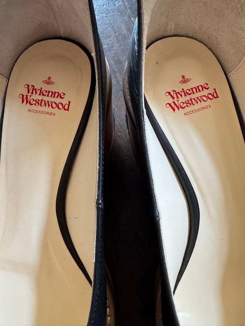 Vivienne Westwood ブラックプラットフォームシューズ
