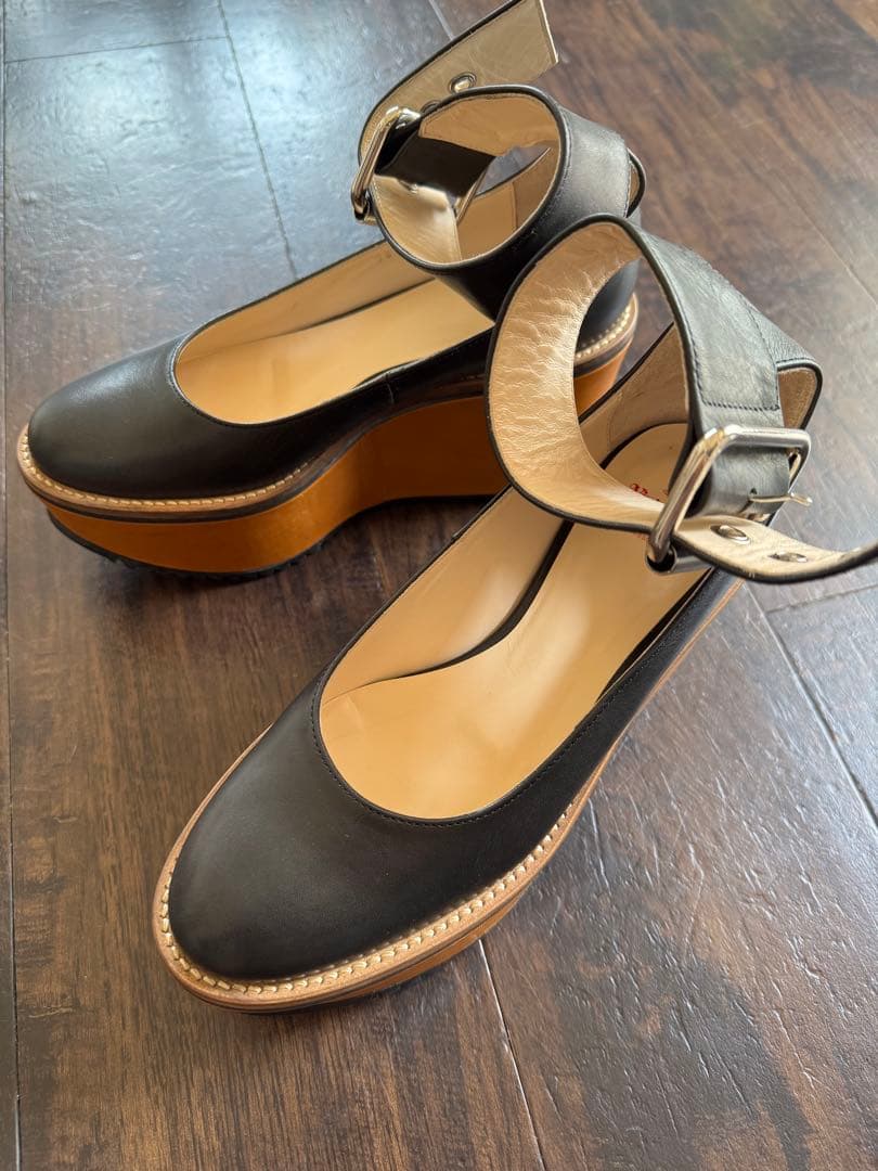 Vivienne Westwood ブラックプラットフォームシューズ