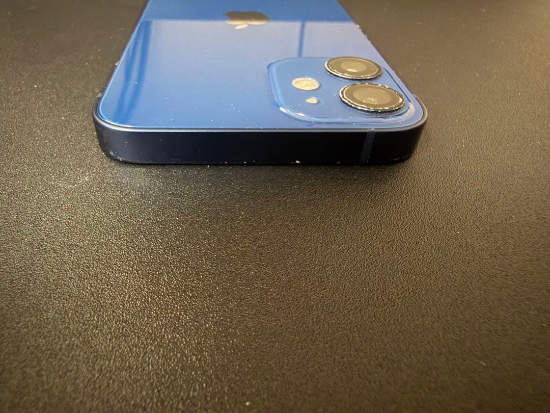 nonmgiPhone 12 mini ブルー／イヤホン変換アダプター付き