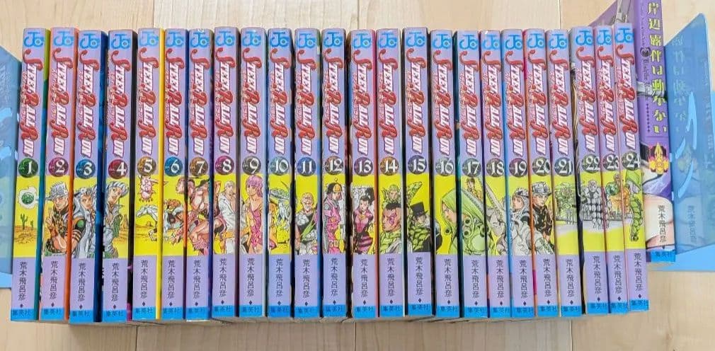 ジョジョの奇妙な冒険 1〜7部全巻 + ジョジョリオン計20冊+おまけ