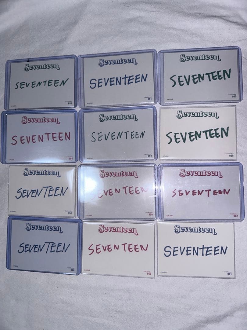 seventeen hanabi トレカ　一律333円