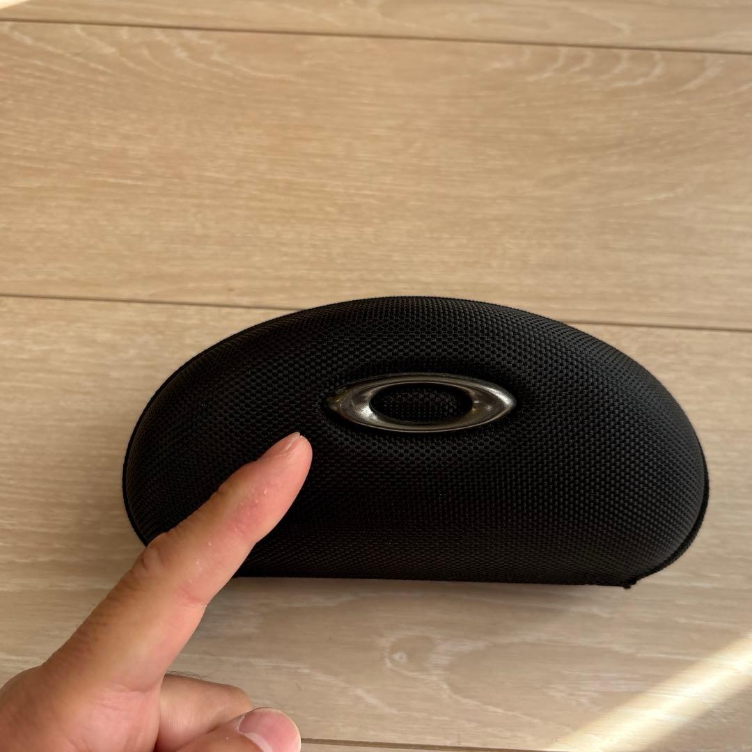 Oakley スポーツサングラス グレー/オレンジ