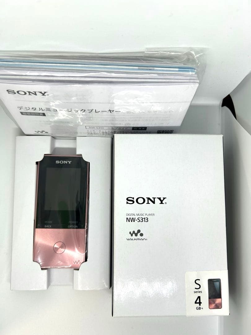 【未使用】SONY ウォークマン NW-S313 4GB ピンク