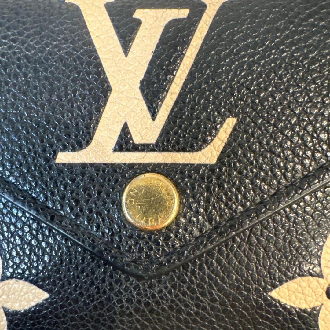 ルイ　ヴィトンポルトフォイユ ヴィクトリーヌ バイカラー アンプラント