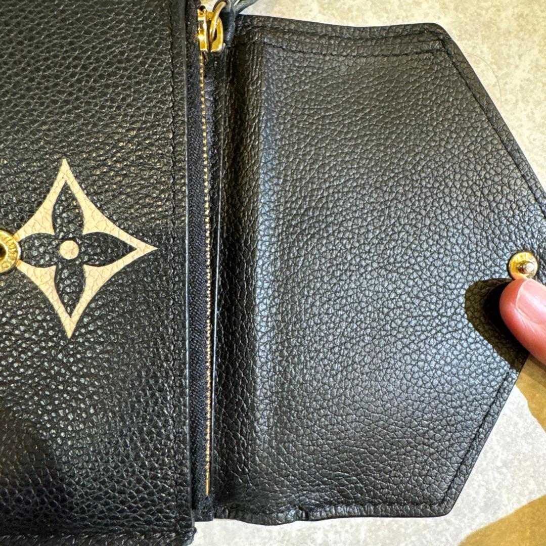 ルイ　ヴィトンポルトフォイユ ヴィクトリーヌ バイカラー アンプラント