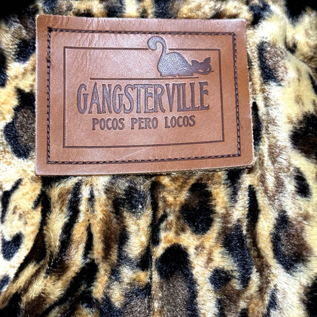 GANGSTERVILLE / Pコート 裏地レオパード サイズM