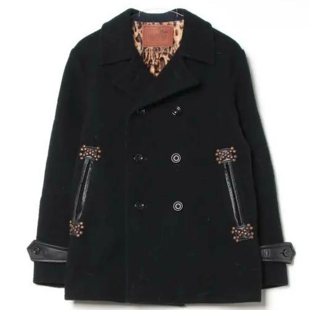 GANGSTERVILLE / Pコート 裏地レオパード サイズM