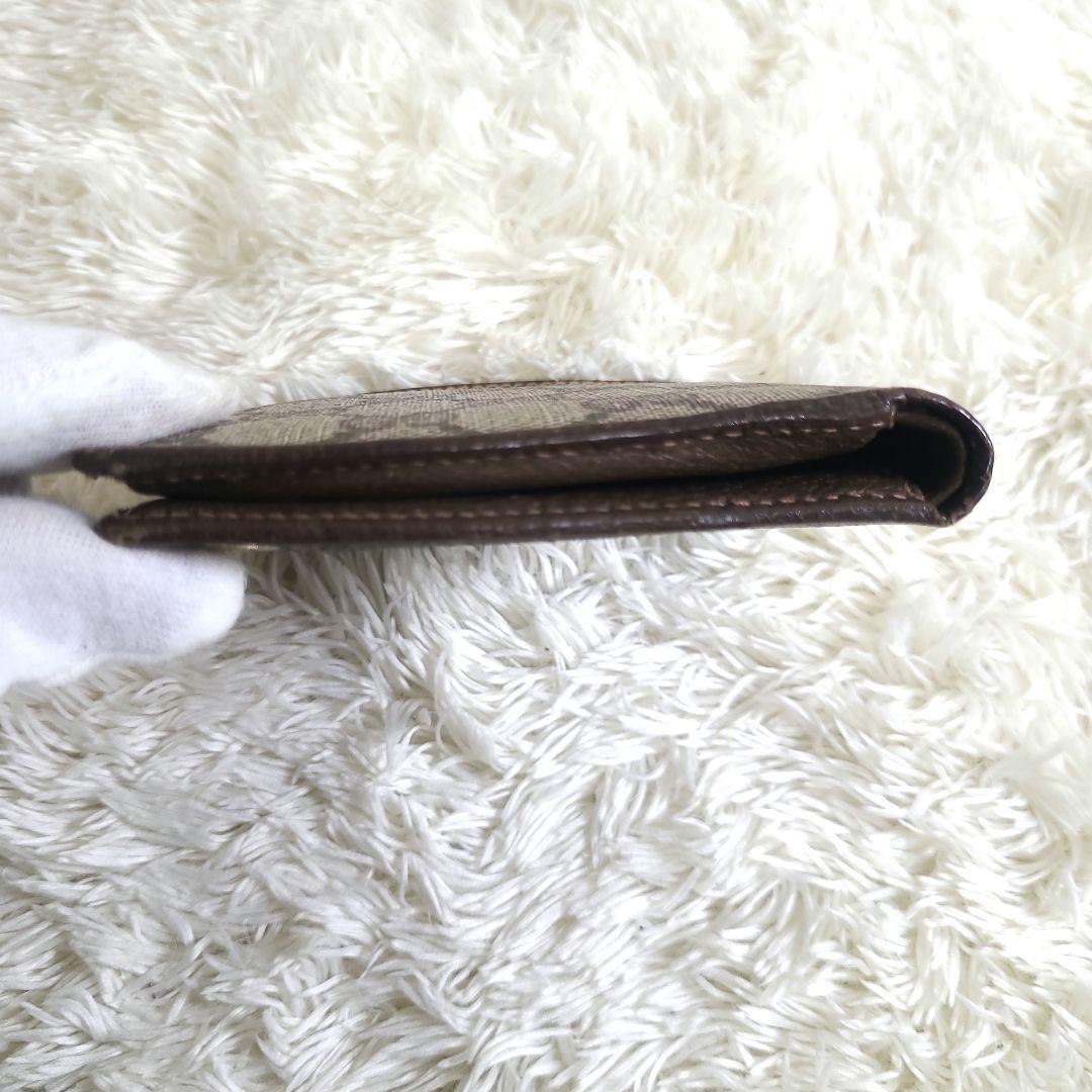 GUCCI グッチ 二つ折り財布 GG柄 オールドグッチ PVC 総柄