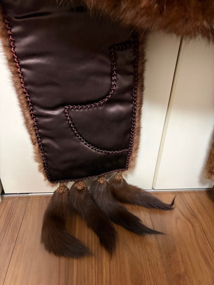 【最高級】RUSSIAN SABLE (毛皮　ショール) ※小さいショール付き