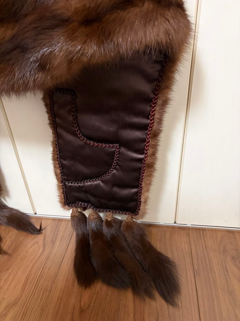 【最高級】RUSSIAN SABLE (毛皮　ショール) ※小さいショール付き