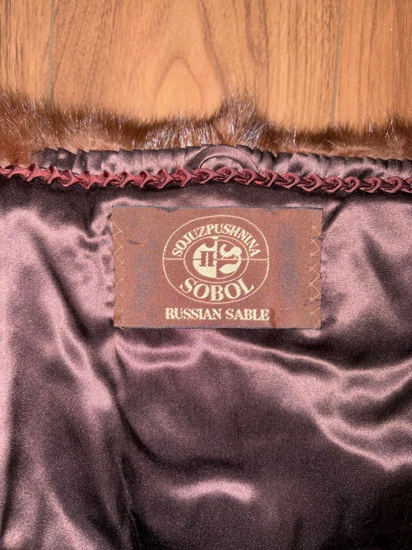 【最高級】RUSSIAN SABLE (毛皮　ショール) ※小さいショール付き