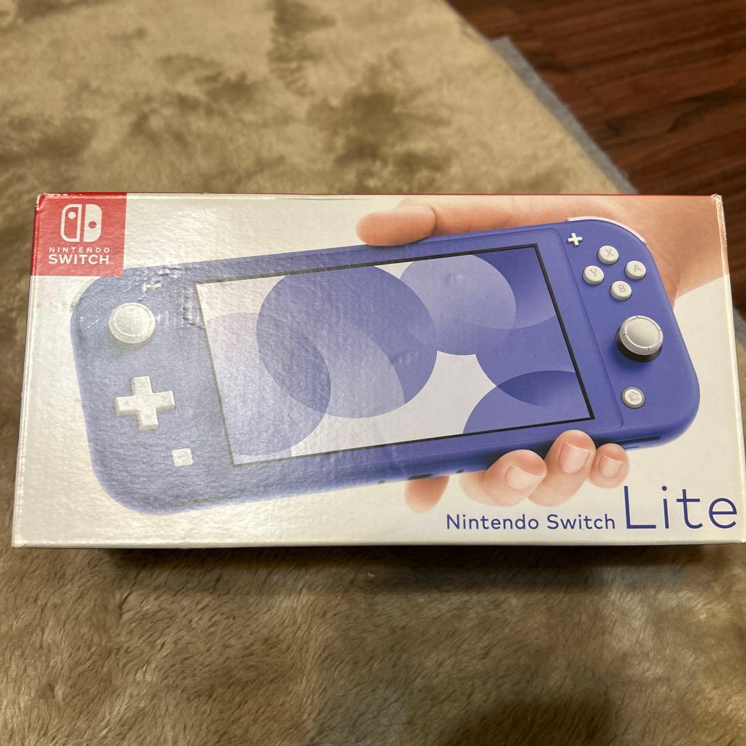 Nintendo Switch Lite 青 不動　水没