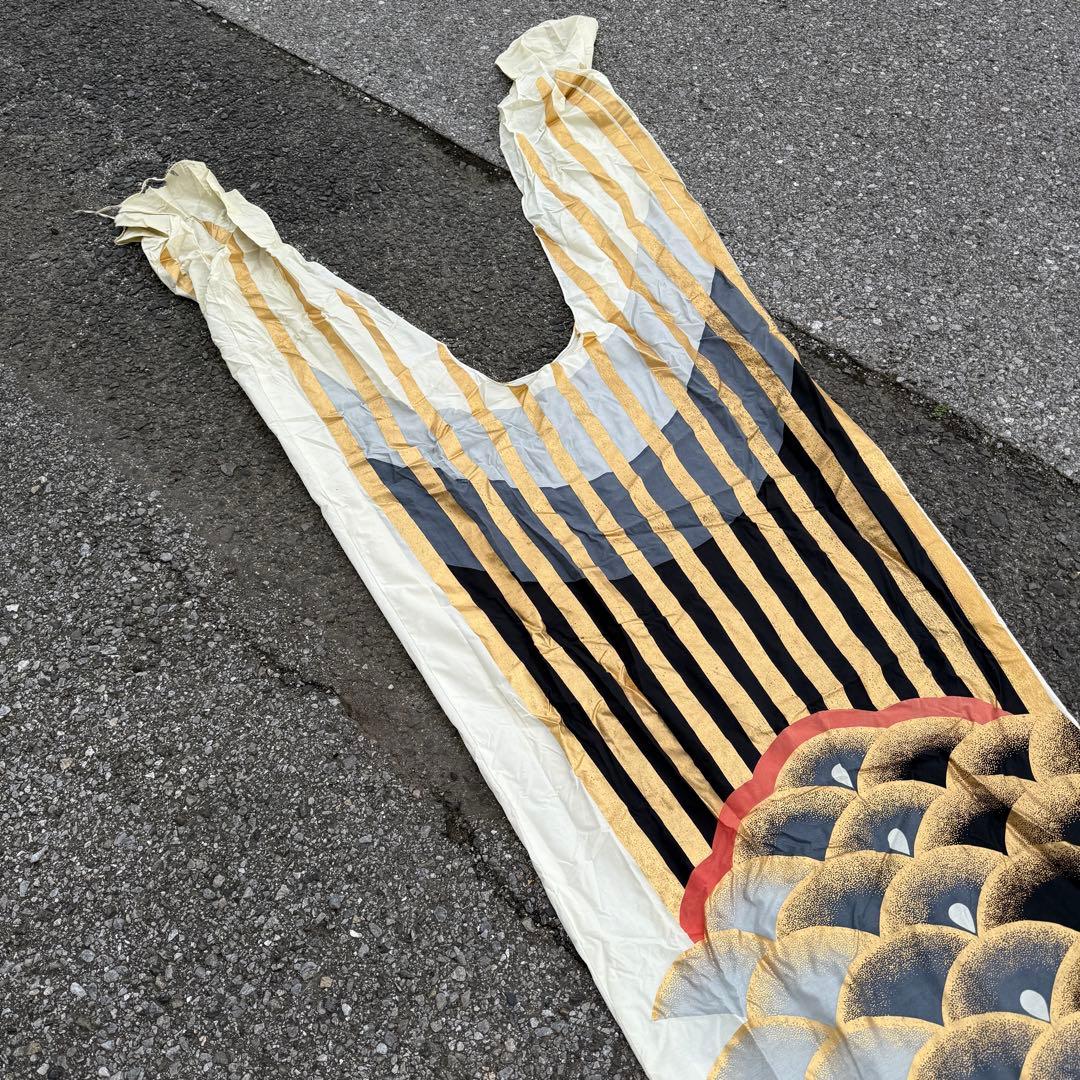 ‪☆鯉のぼり 黒‪☆約7m 金色