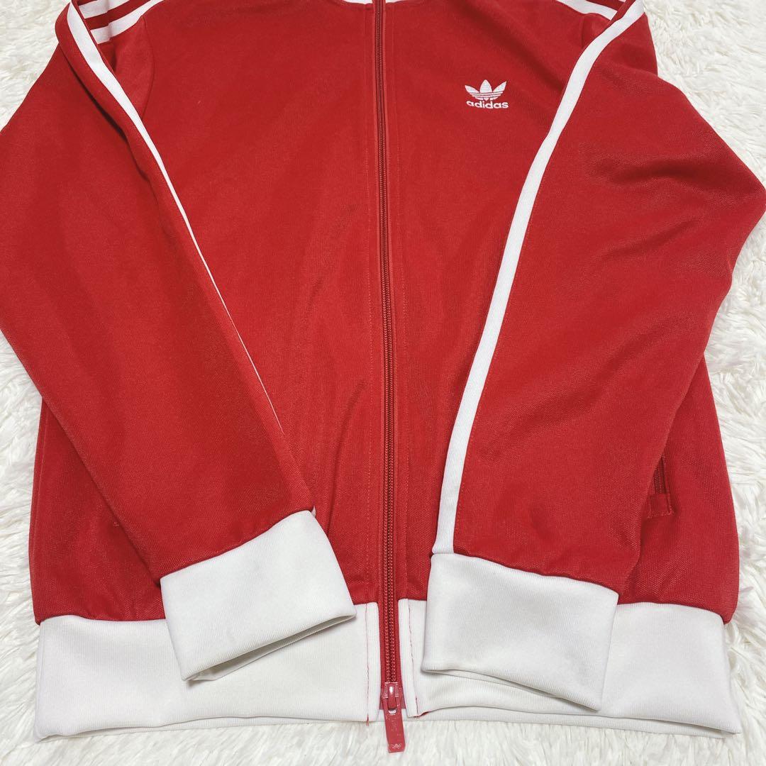 【美品】adidas トラックジャケット　ベッケンバウアー M 赤