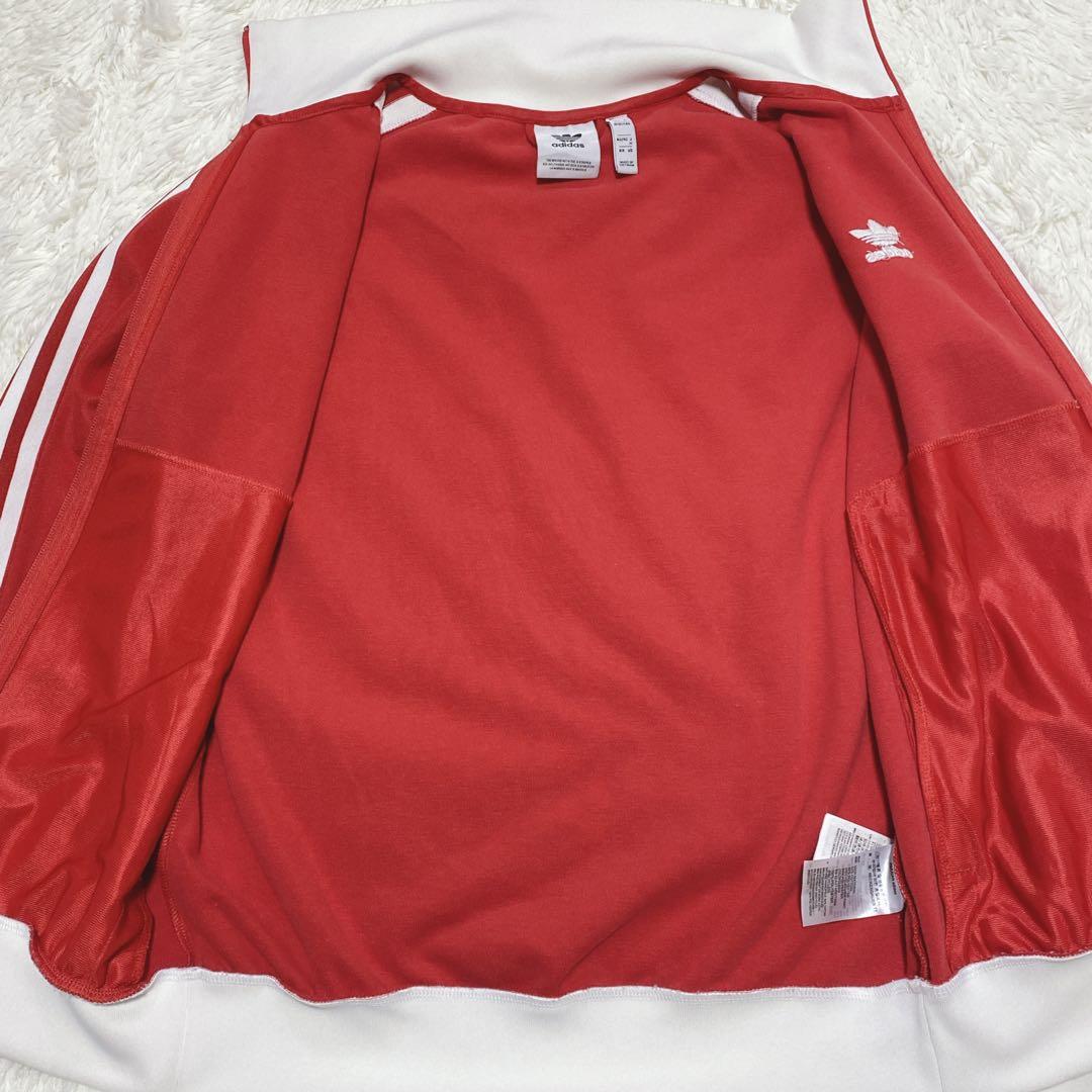 【美品】adidas トラックジャケット　ベッケンバウアー M 赤