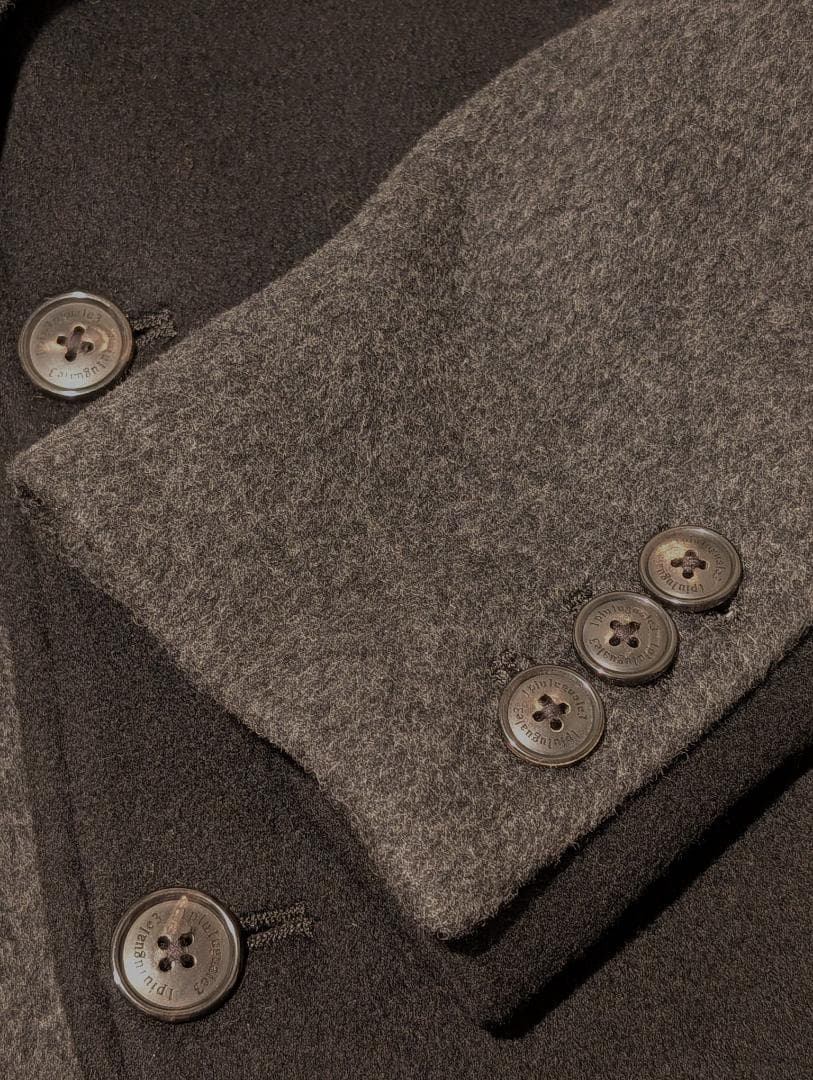 定価154,000円 1piu1uguale3 クレイジー チェスターコート Ⅳ