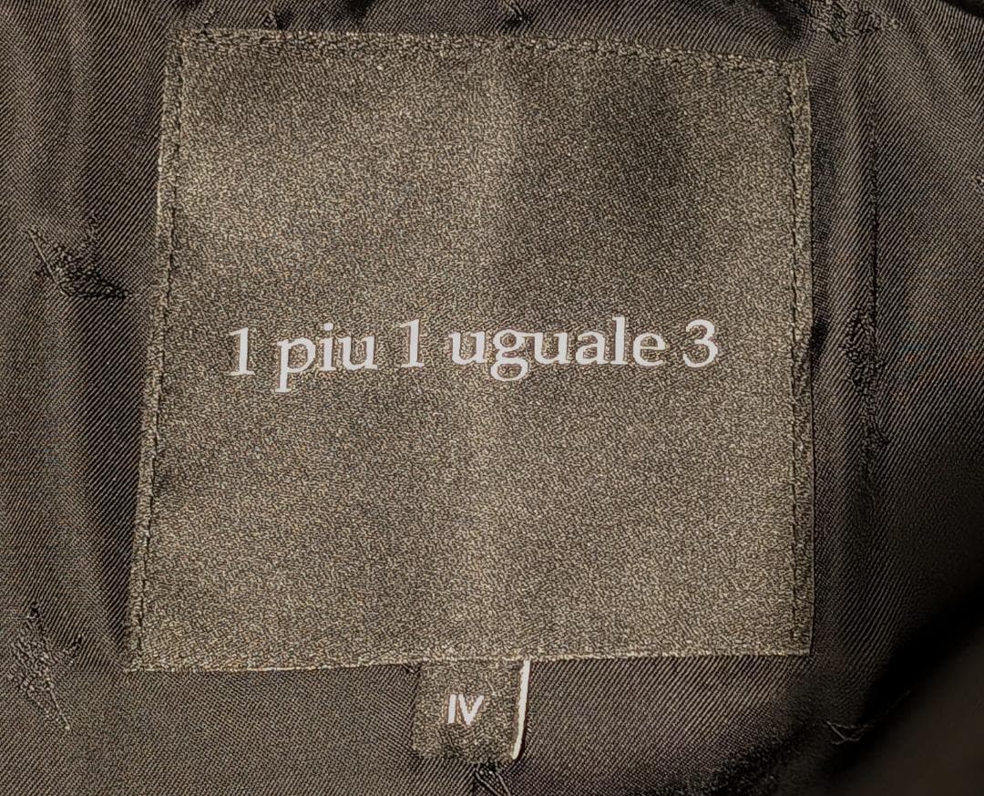 定価154,000円 1piu1uguale3 クレイジー チェスターコート Ⅳ