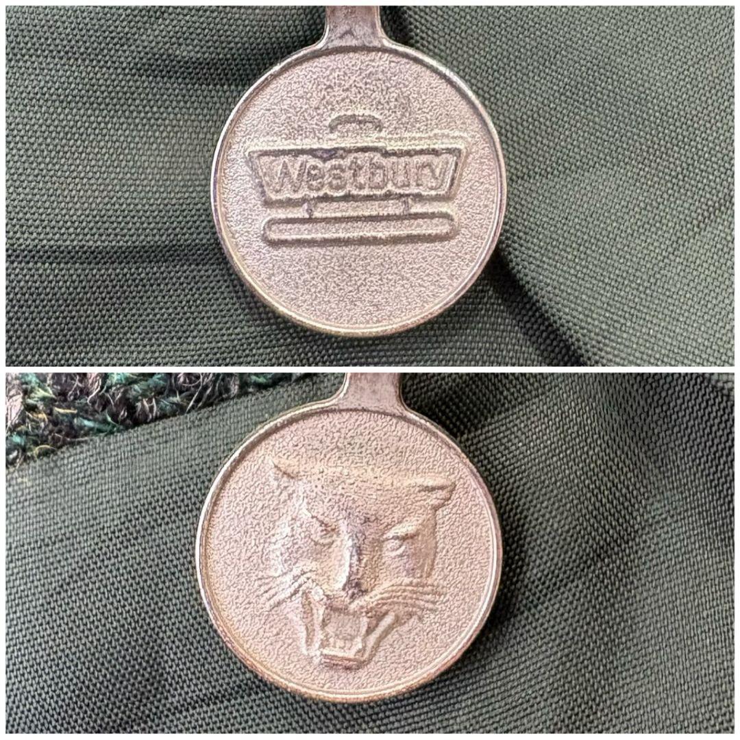 ハリスツイード テーラードジャケット くるみボタン チェック 3L 深緑