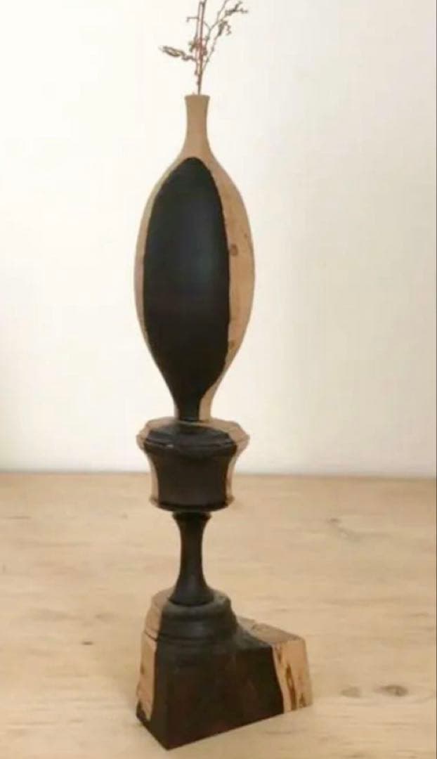 市川岳人　ドライフラワー　花器