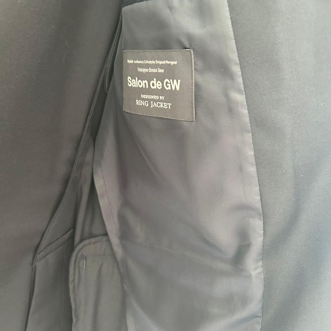 salon de GW リングヂャケット ストレッチTR セットアップネイビーS
