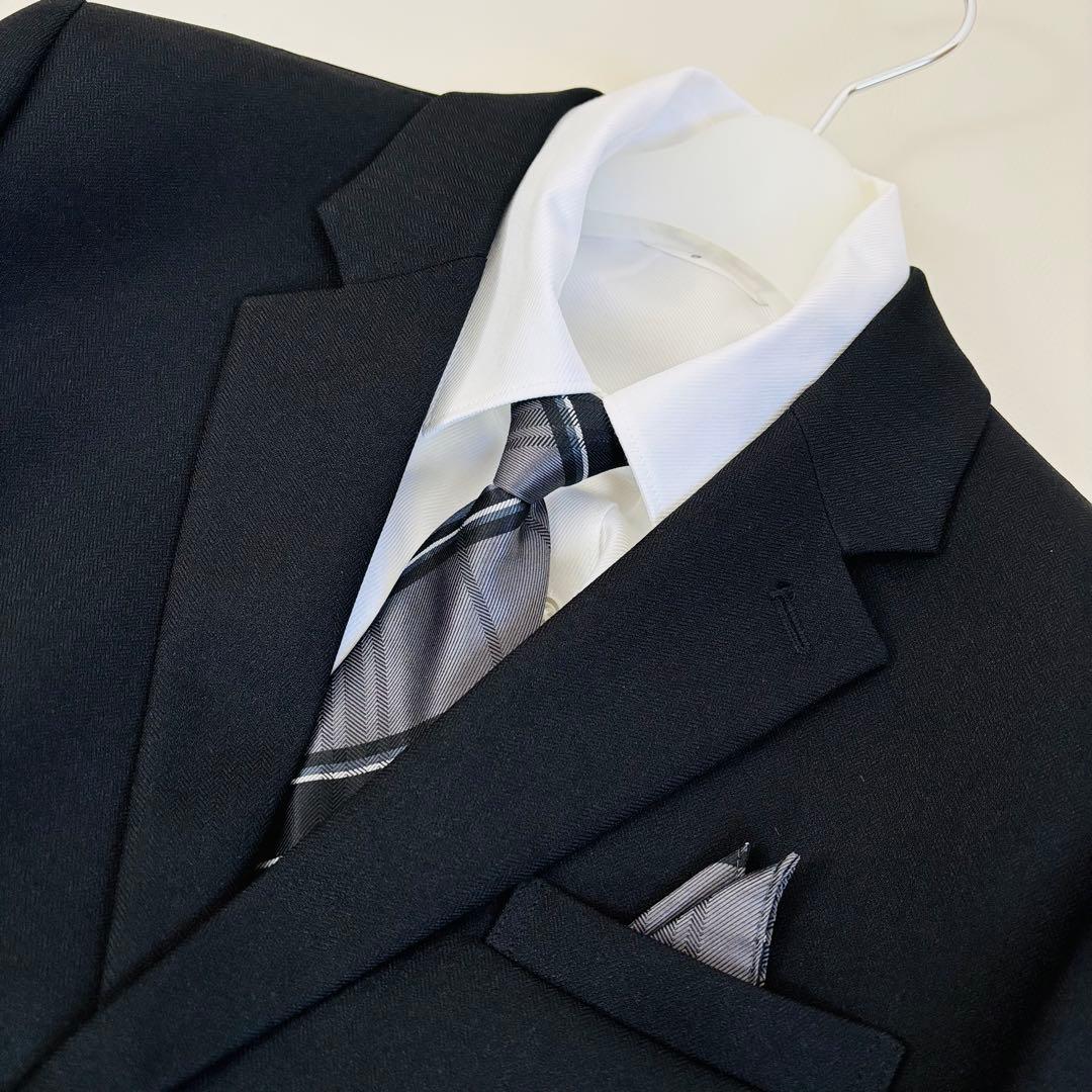 2643【新品タグ付き】レディフレディ 170cm キッズフォーマル スーツ 黒