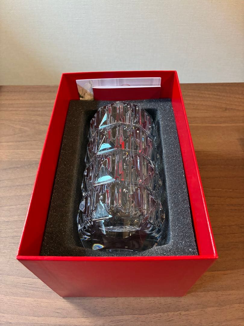 【新品 未使用】バカラ 花瓶 ルクソールベース（クリスタル）箱・取扱書付き