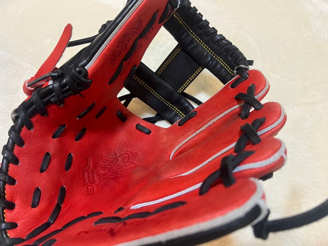 ローリングス 硬式用 グローブHOH R2G 内野手用 赤 レッド