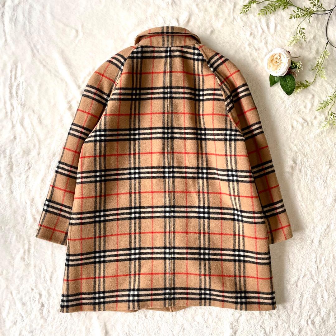 Burberrys バーバリー リバーシブル ロングコート ノバチェック ウール